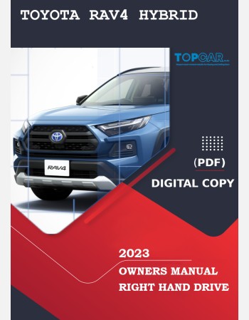 toyota rav4 hybrid 2023 owners manual in english